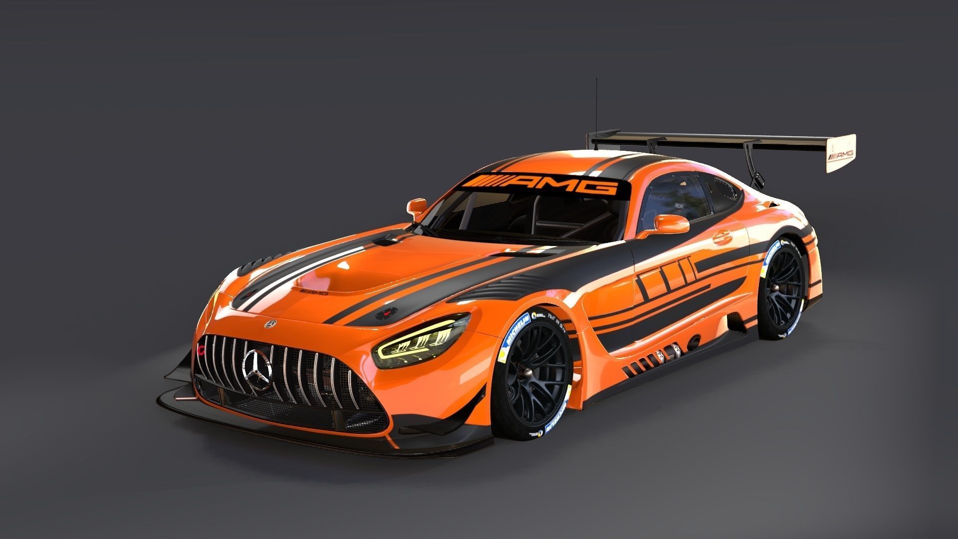 Mercedes AMG GT3 2020  3D model_2