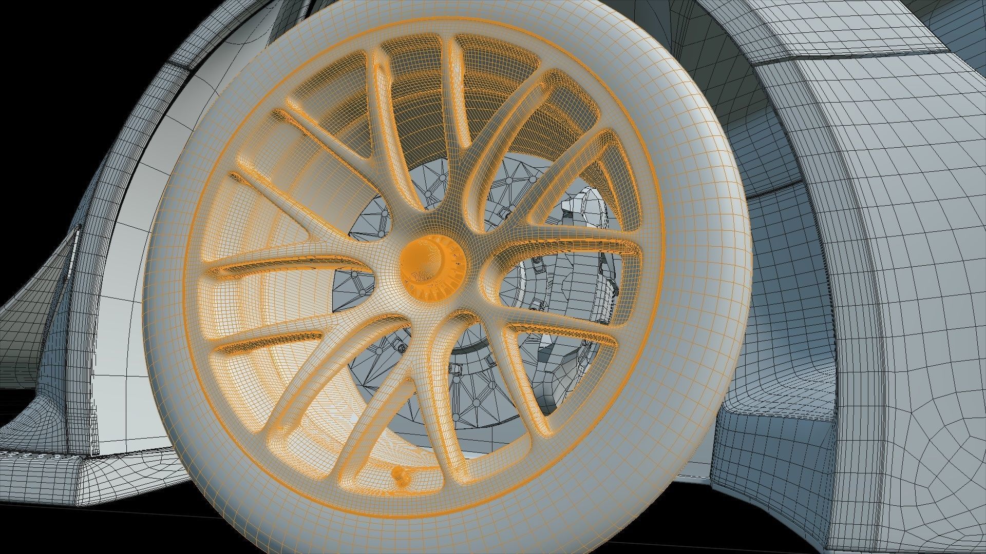 Mercedes AMG GT3 2020  3D model_22