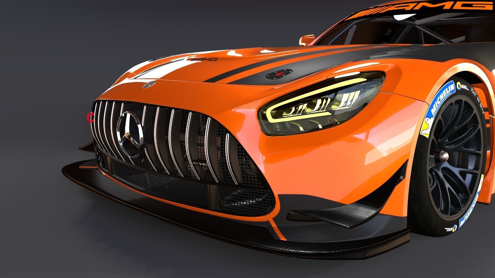 Mercedes AMG GT3 2020  3D model_9