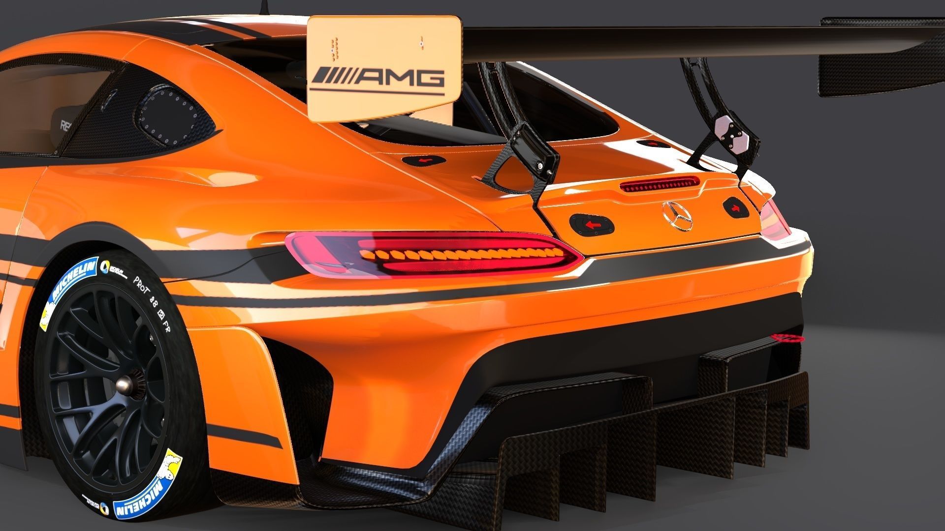 Mercedes AMG GT3 2020  3D model_8