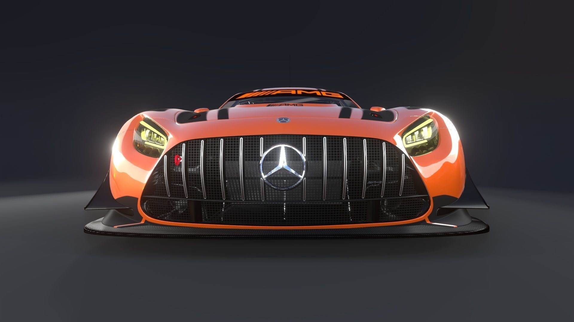 Mercedes AMG GT3 2020  3D model_10