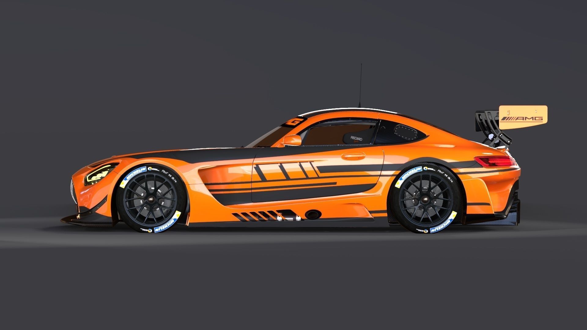 Mercedes AMG GT3 2020  3D model_4