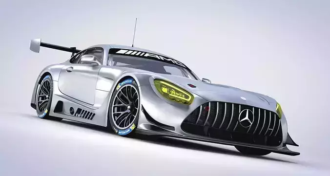 Mercedes AMG GT3 2020  3D model