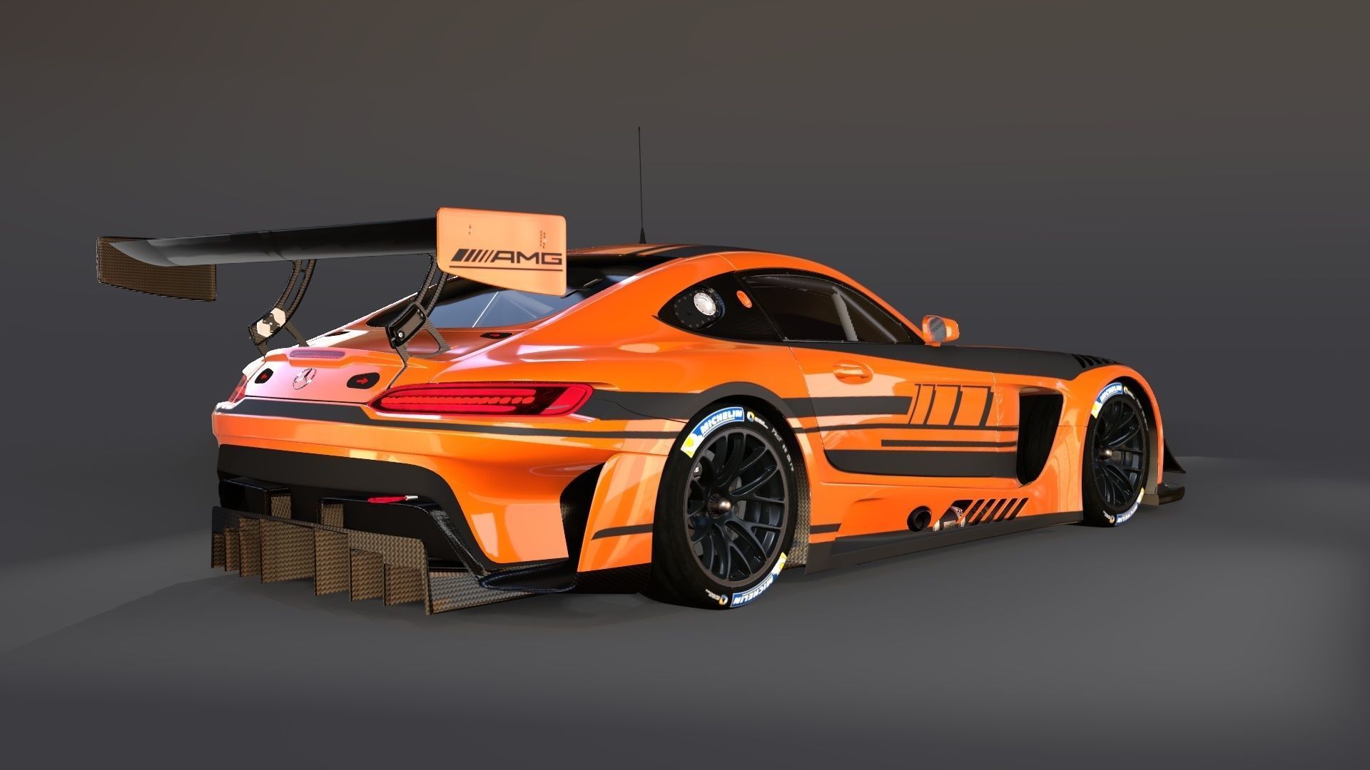 Mercedes AMG GT3 2020  3D model_7