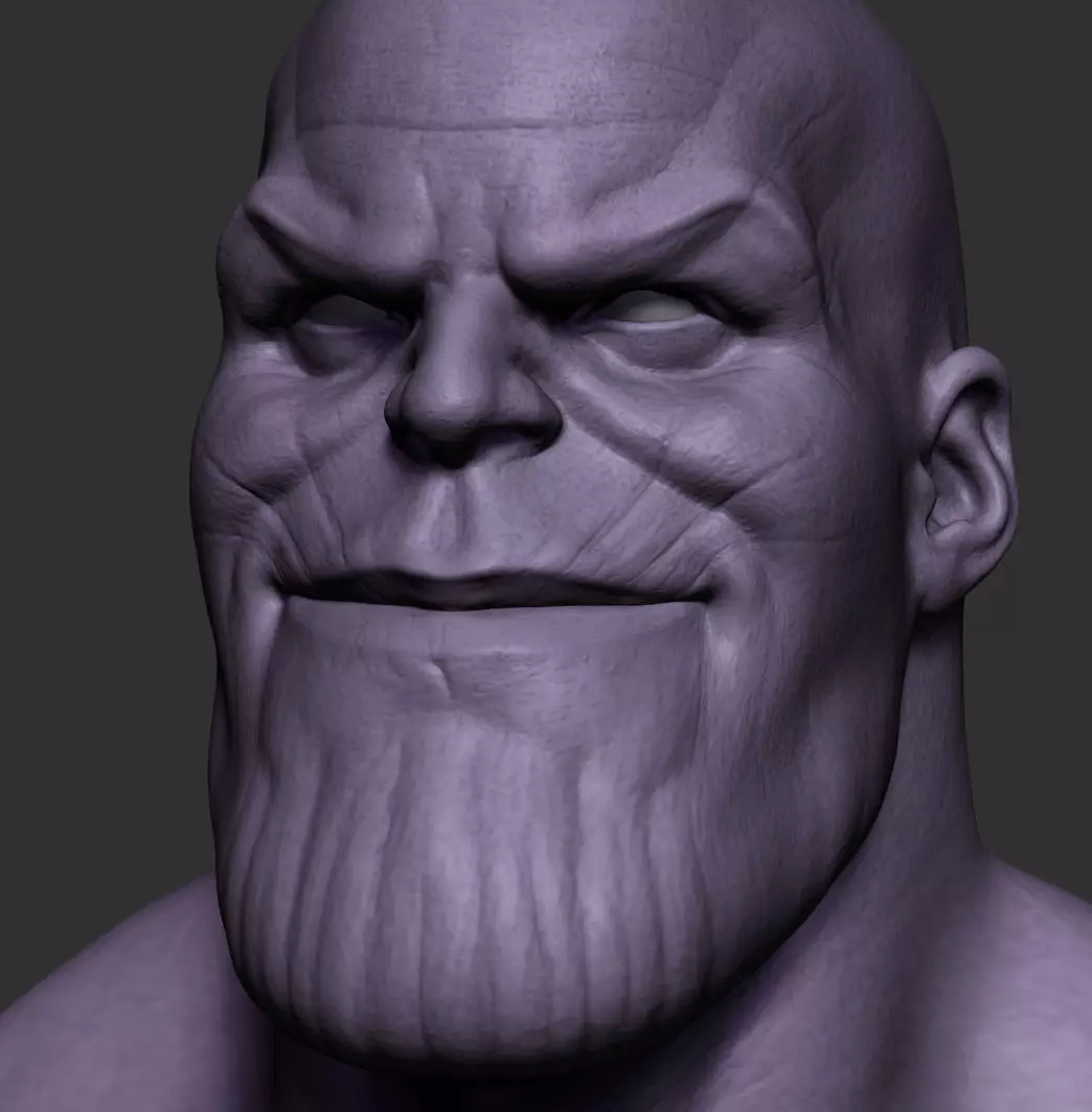 Thanos Bust 3D print model_0