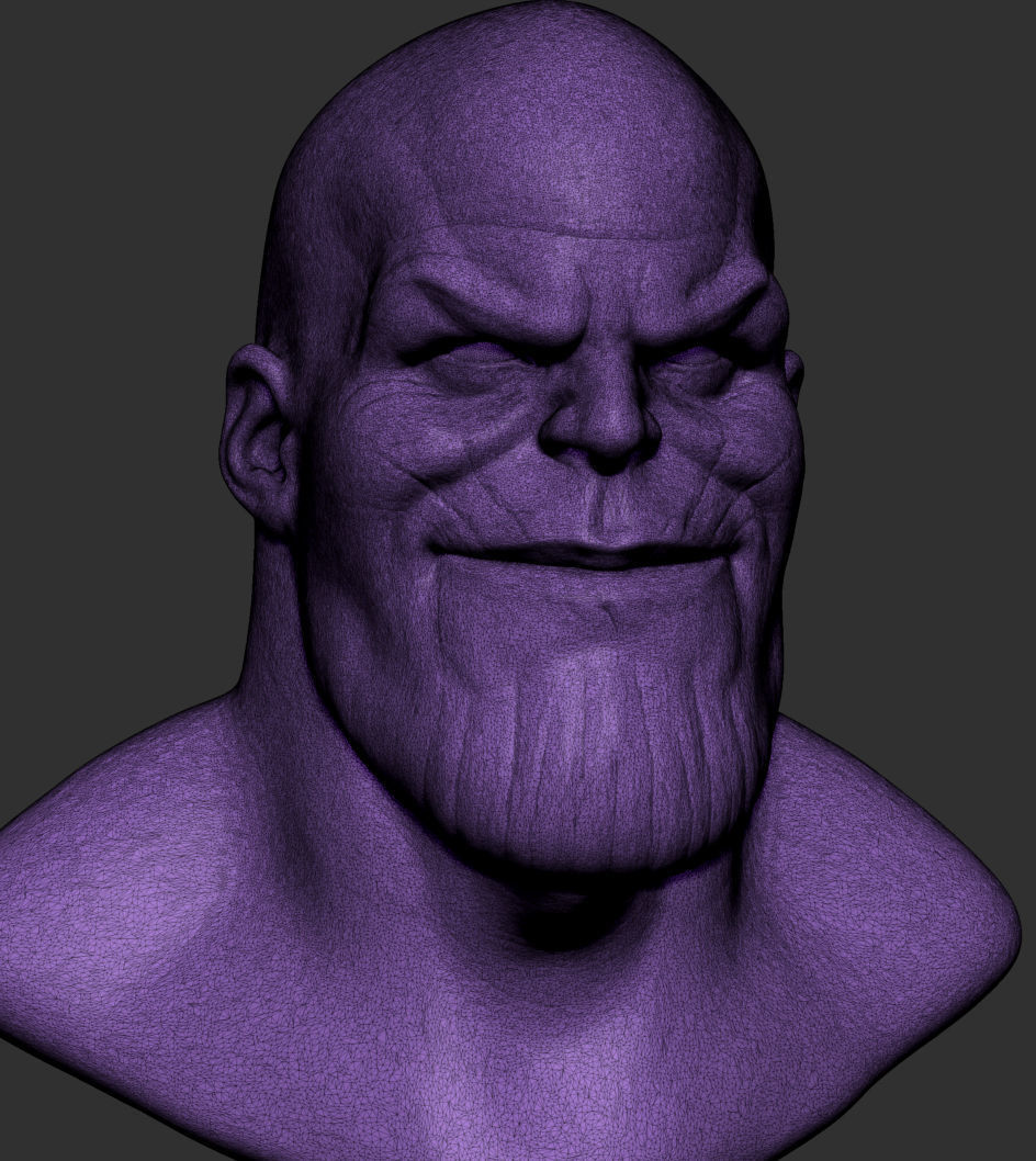 Thanos Bust 3D print model_7