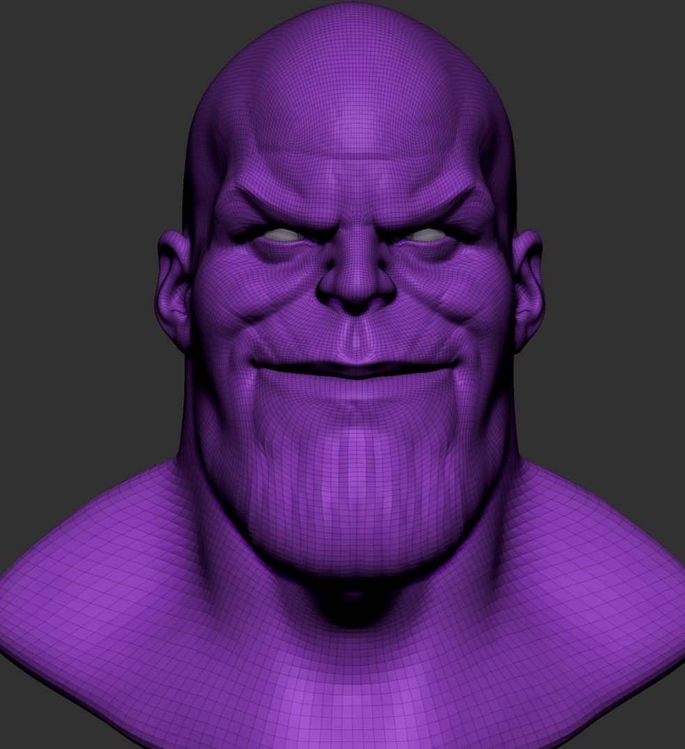 Thanos Bust 3D print model_5