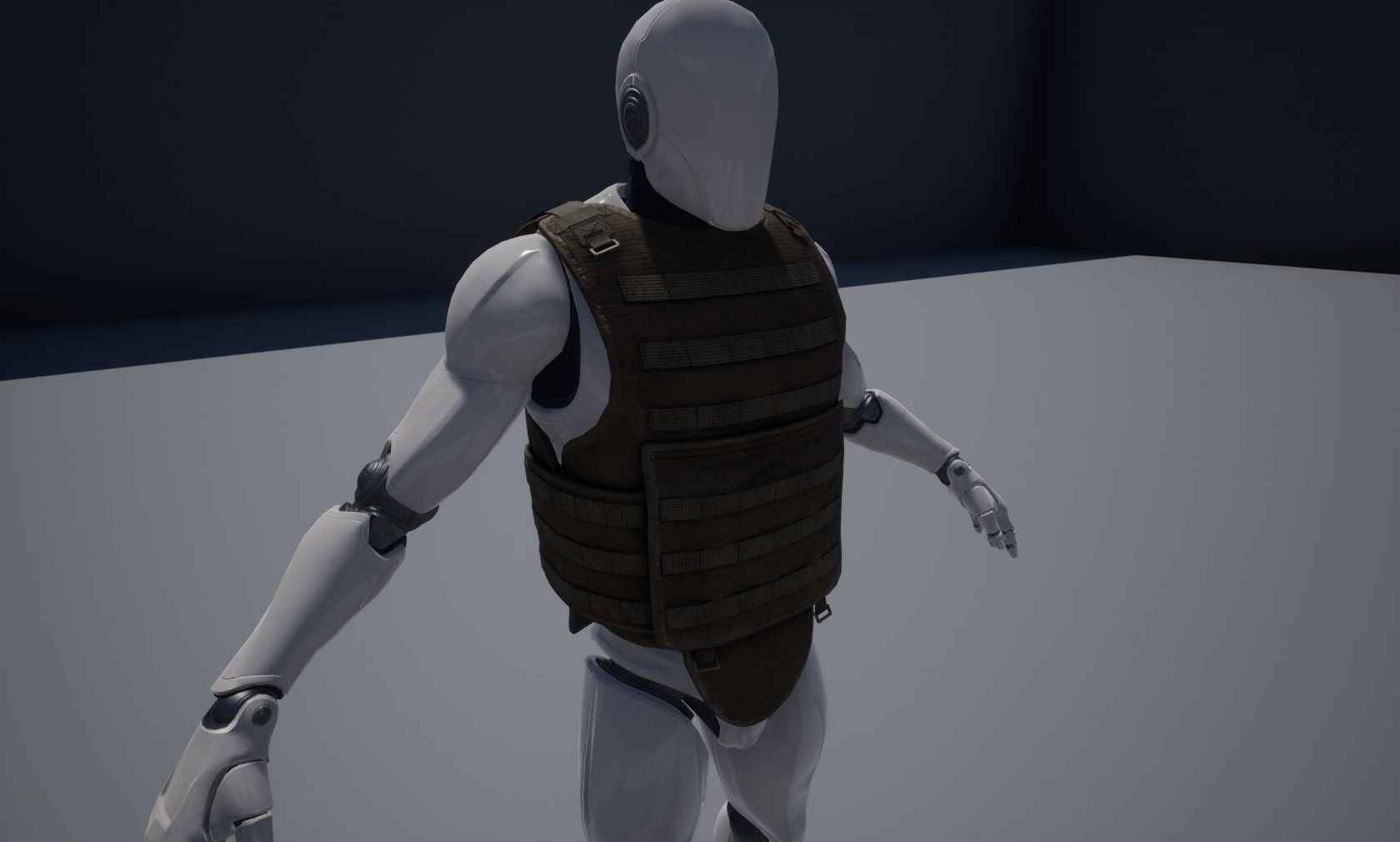 Army vest Low-poly 3D model_14
