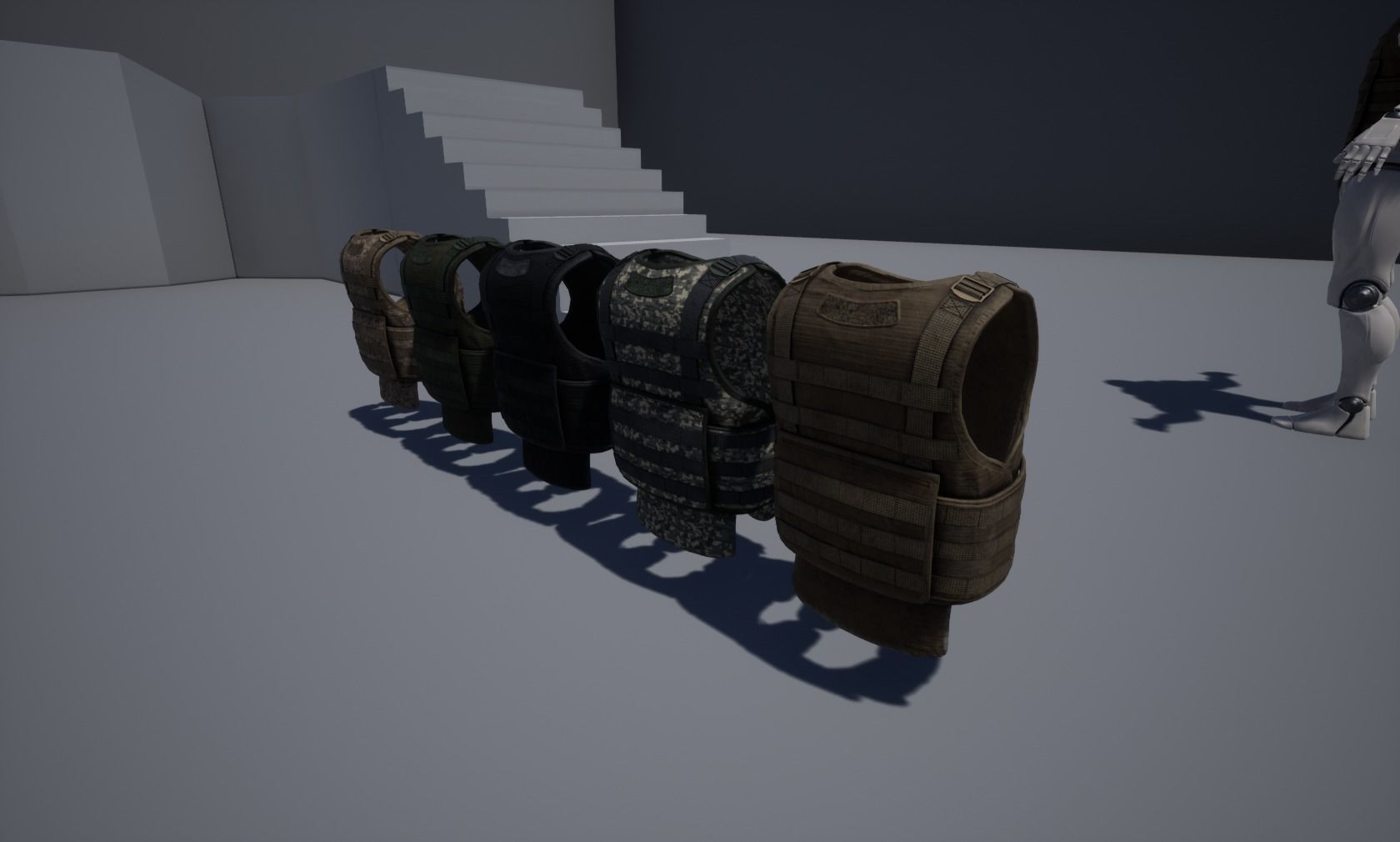 Army vest Low-poly 3D model_18
