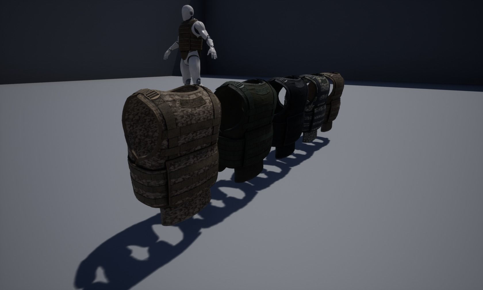 Army vest Low-poly 3D model_20