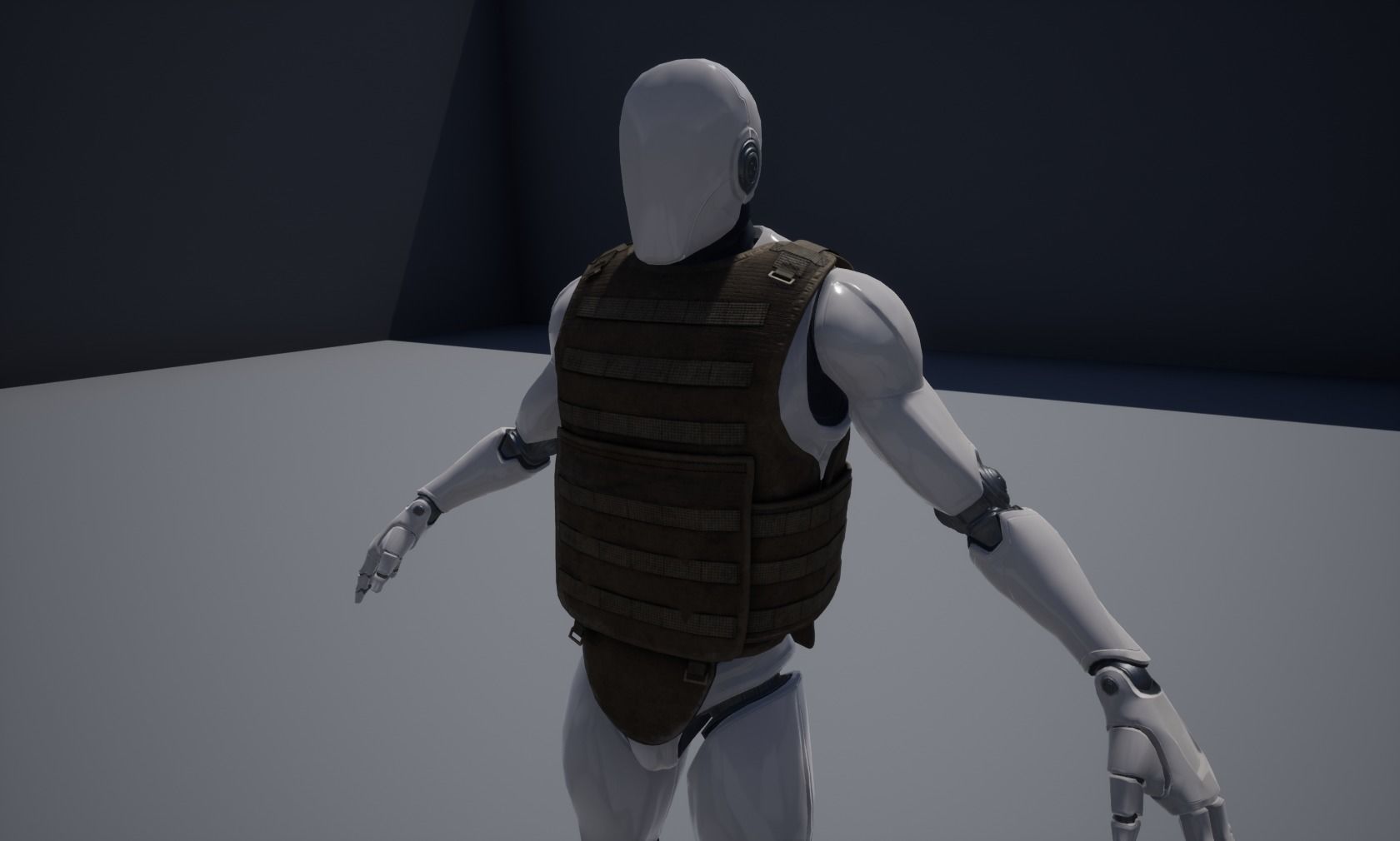 Army vest Low-poly 3D model_11