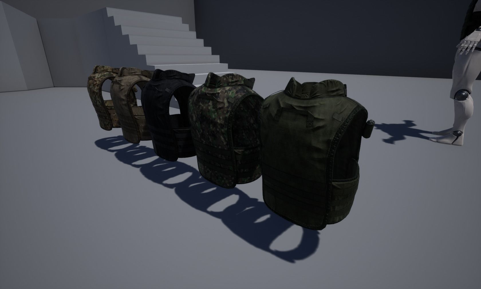 Army Vest 02 Low-poly 3D model_14