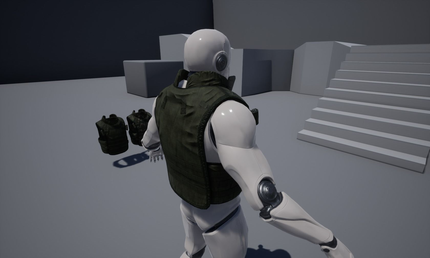 Army Vest 02 Low-poly 3D model_18