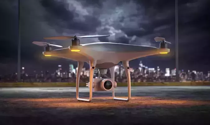 Drone dji phantom quadcopter