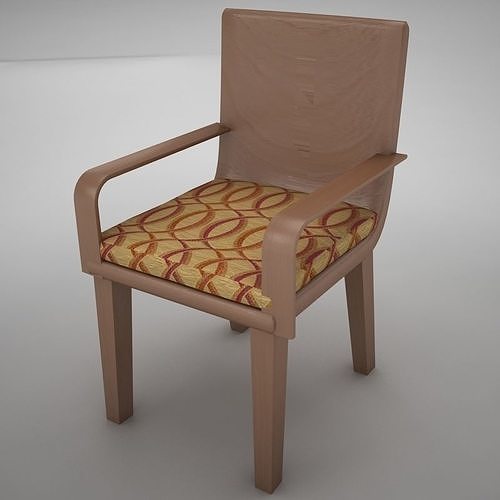 bar chair 2 Low-poly 3D model