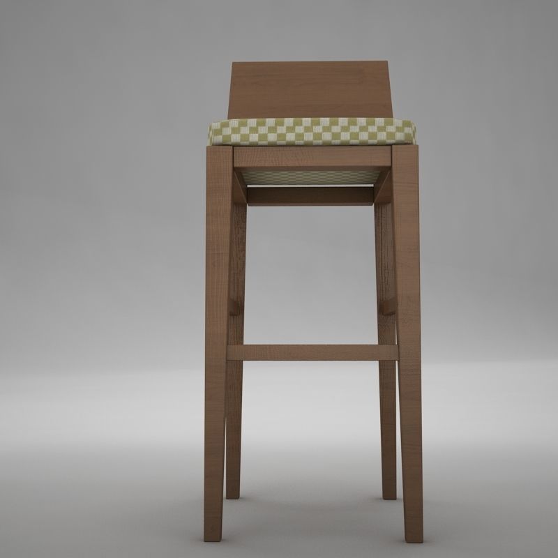 Bar Chair 3D model_5