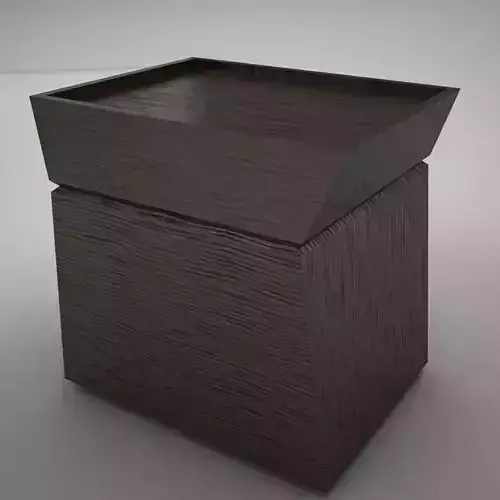 modern night table 1 Low-poly 3D model