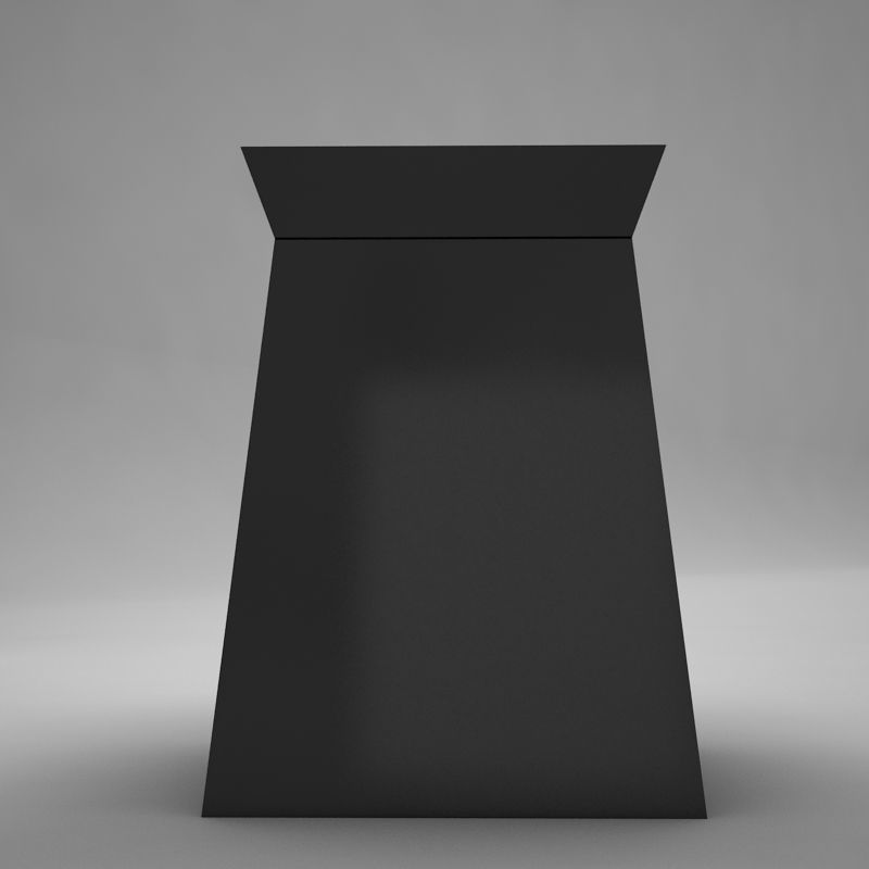 modern night table Low-poly 3D model_5