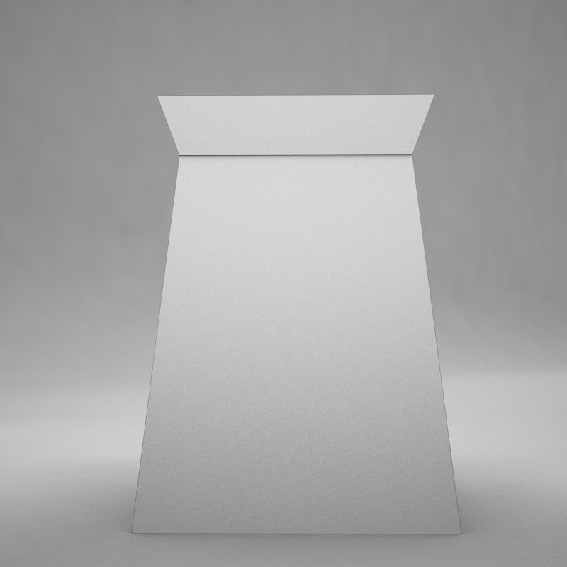modern night table Low-poly 3D model_12