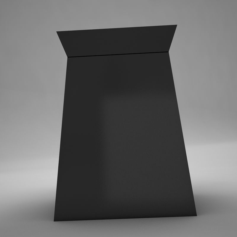 modern night table Low-poly 3D model_4