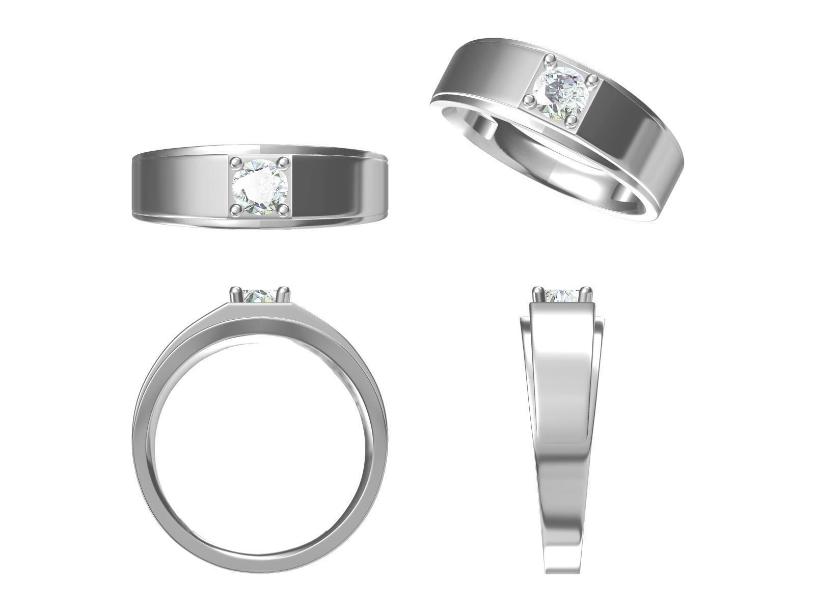 RG 01 Ring 3D print model_3