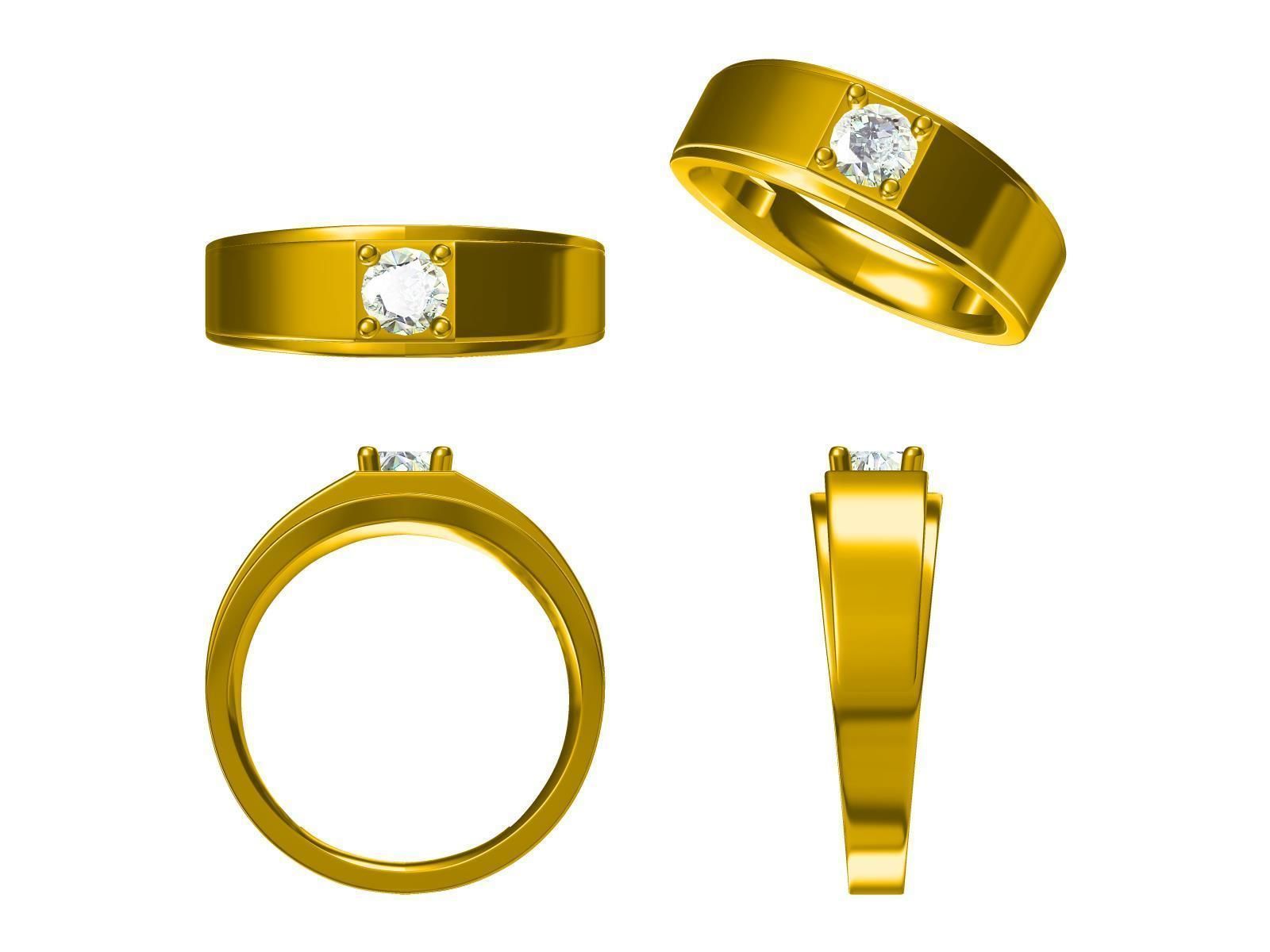 RG 01 Ring 3D print model_2