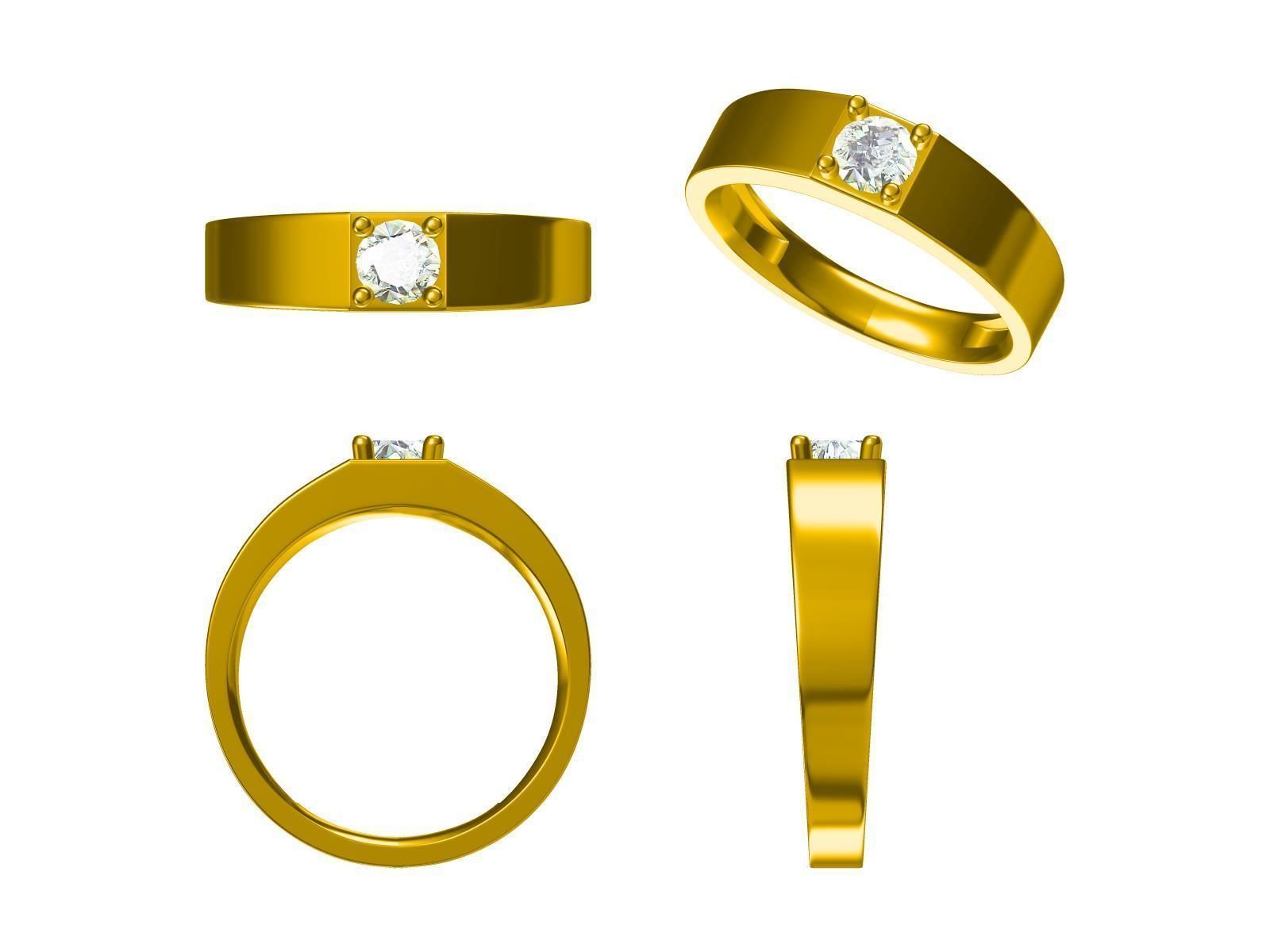 RG 01 Ring 3D print model_1