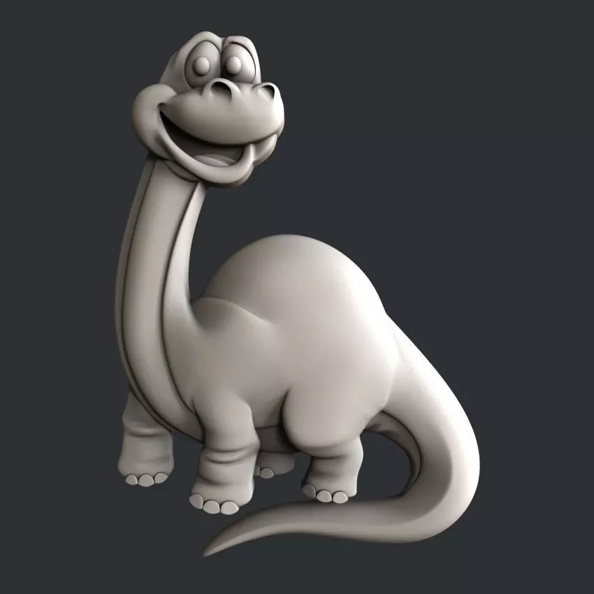 3d STL models for CNC router Dinosaur kids 3D model_0