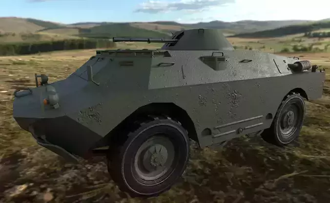 BRDM-2 armoured vehicle for world of tanks