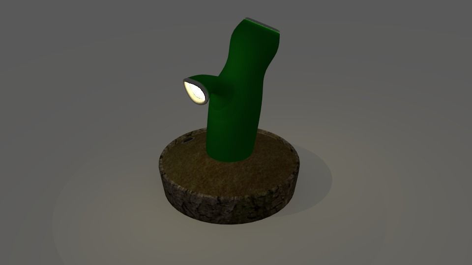 cactus lamp Free 3D model_1