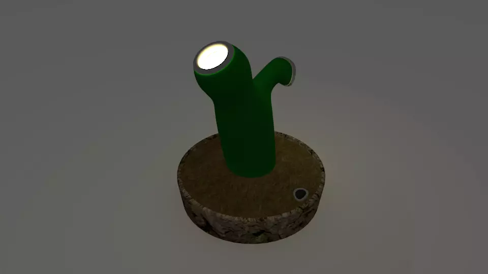 cactus lamp Free 3D model_0