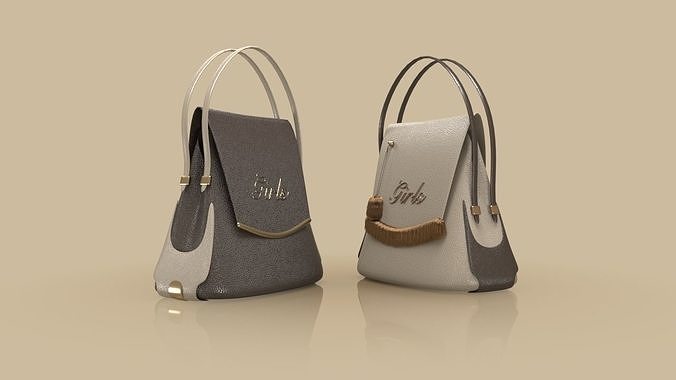Luxury Woman Bag scene 3D model