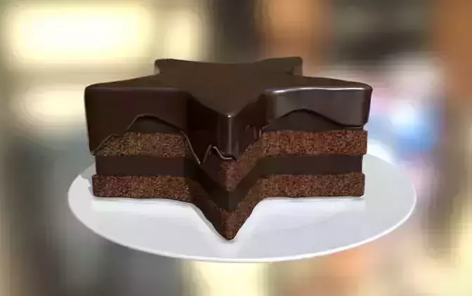 Cake Star 2 3D model