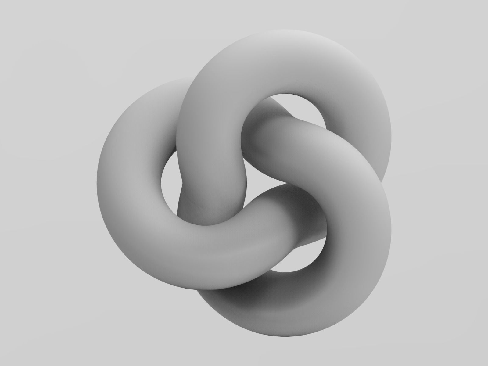 Torus Knot - Ready for 3D print 3D model 3D printable | CGTrader