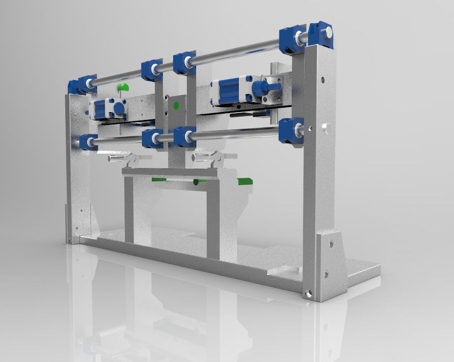Assembly and welding bench 3D model_1