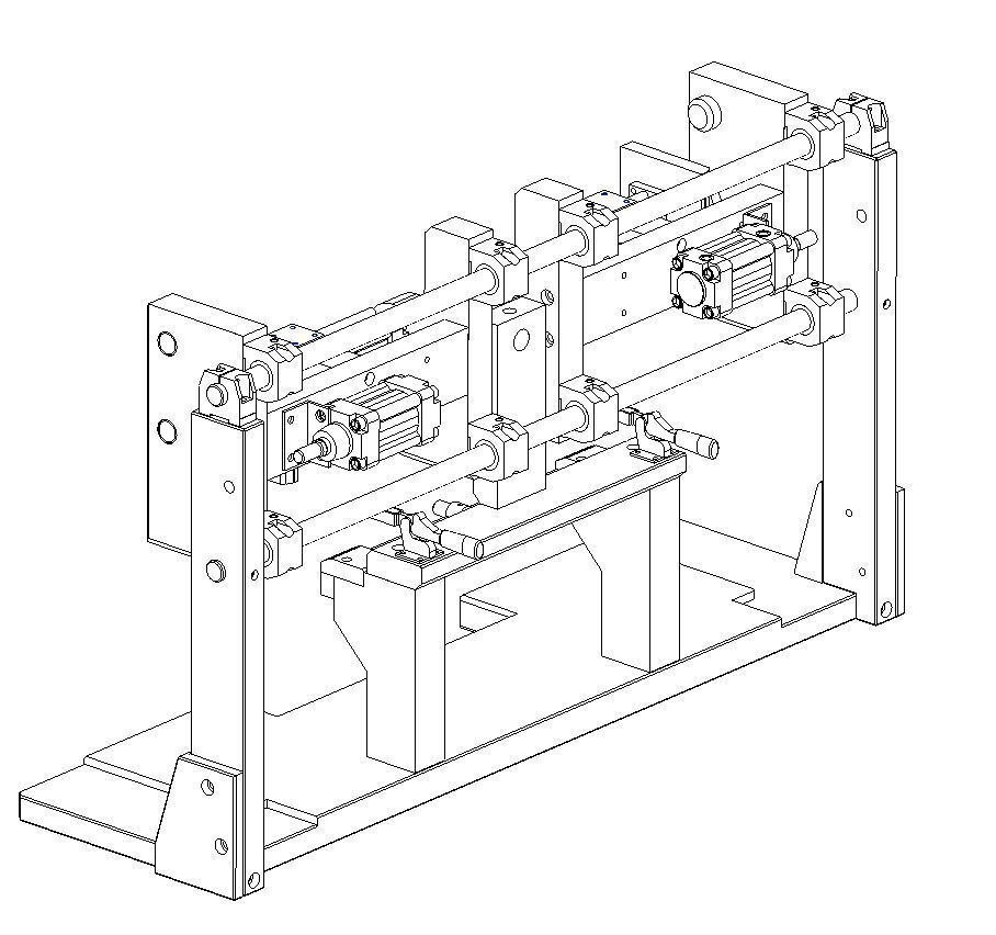 Assembly and welding bench 3D model_4