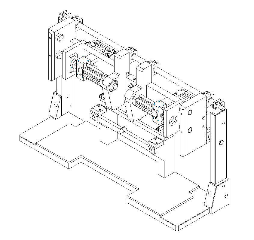 Assembly and welding bench 3D model_5