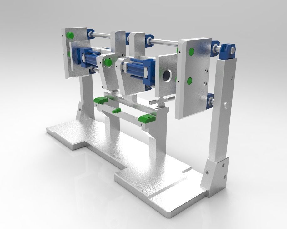 Assembly and welding bench 3D model_0