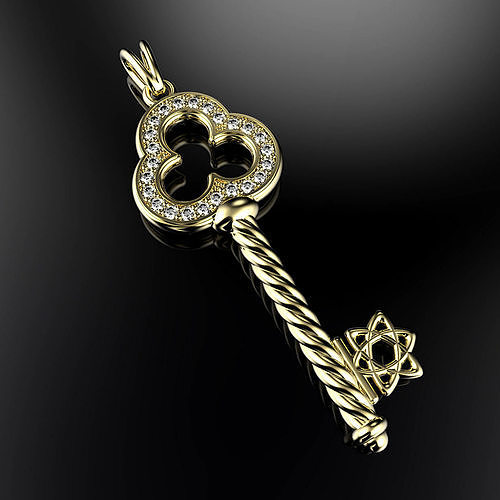 magic key pendant  3d-model-stl Free 3D print model