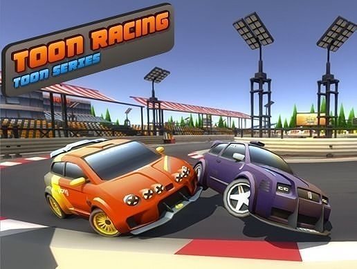 Toon Racing Low-poly 3D model