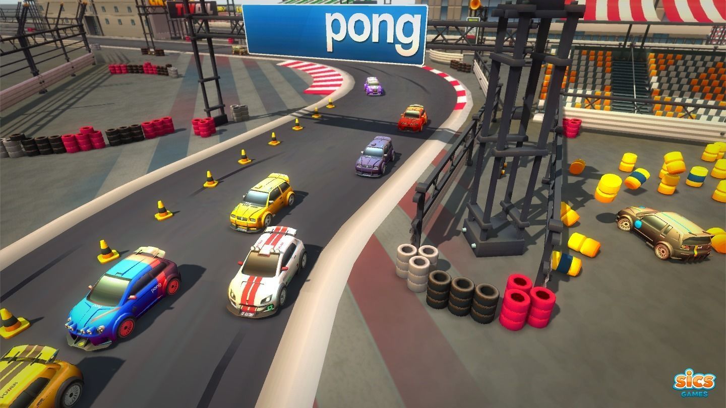 Toon Racing Low-poly 3D model_5