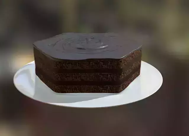 Cake Penta 4 3D model