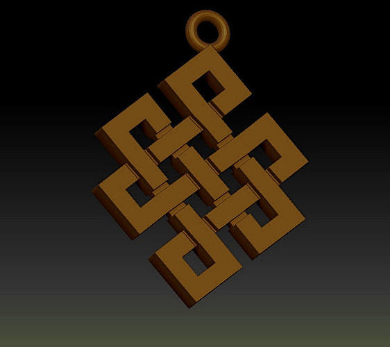 Pendant Amulet  Celtic  3D print model  Free 3D print model