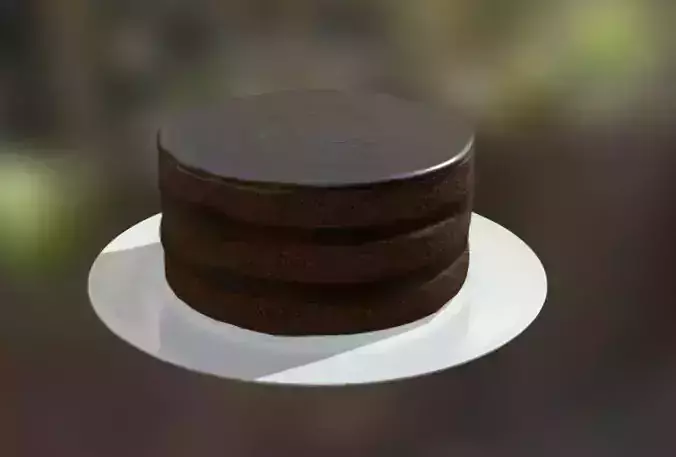 Cake Round 1 3D model