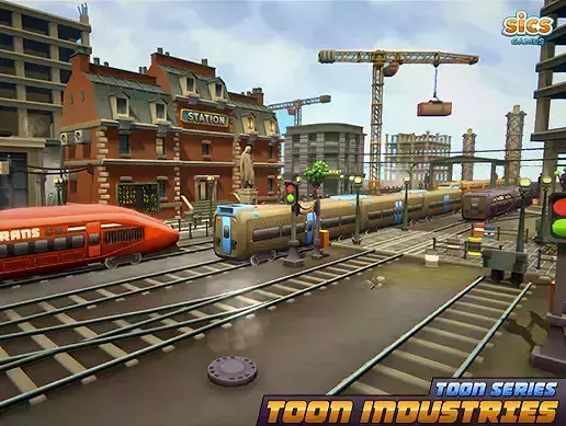 Toon Industries Low-poly 3D model Toon Industries Low-poly 3D model