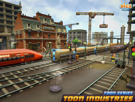 Toon Industries Low-poly 3D model_0