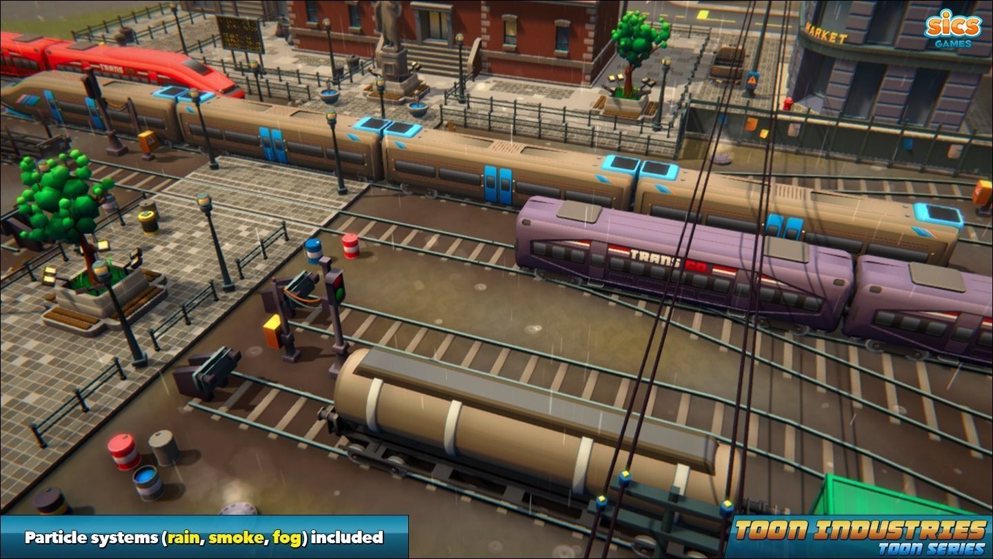 Toon Industries Low-poly 3D model_6