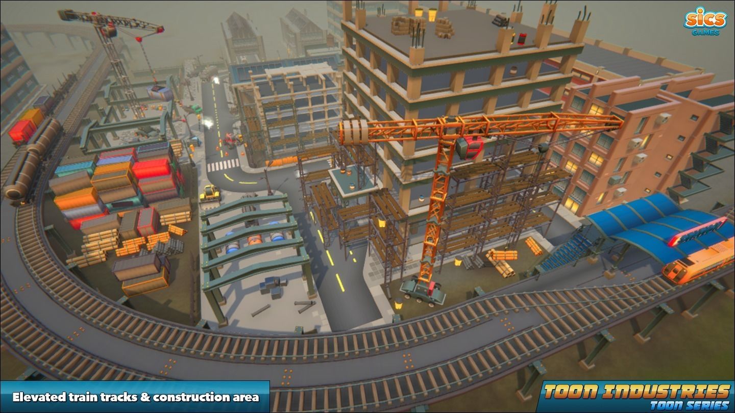 Toon Industries Low-poly 3D model_9