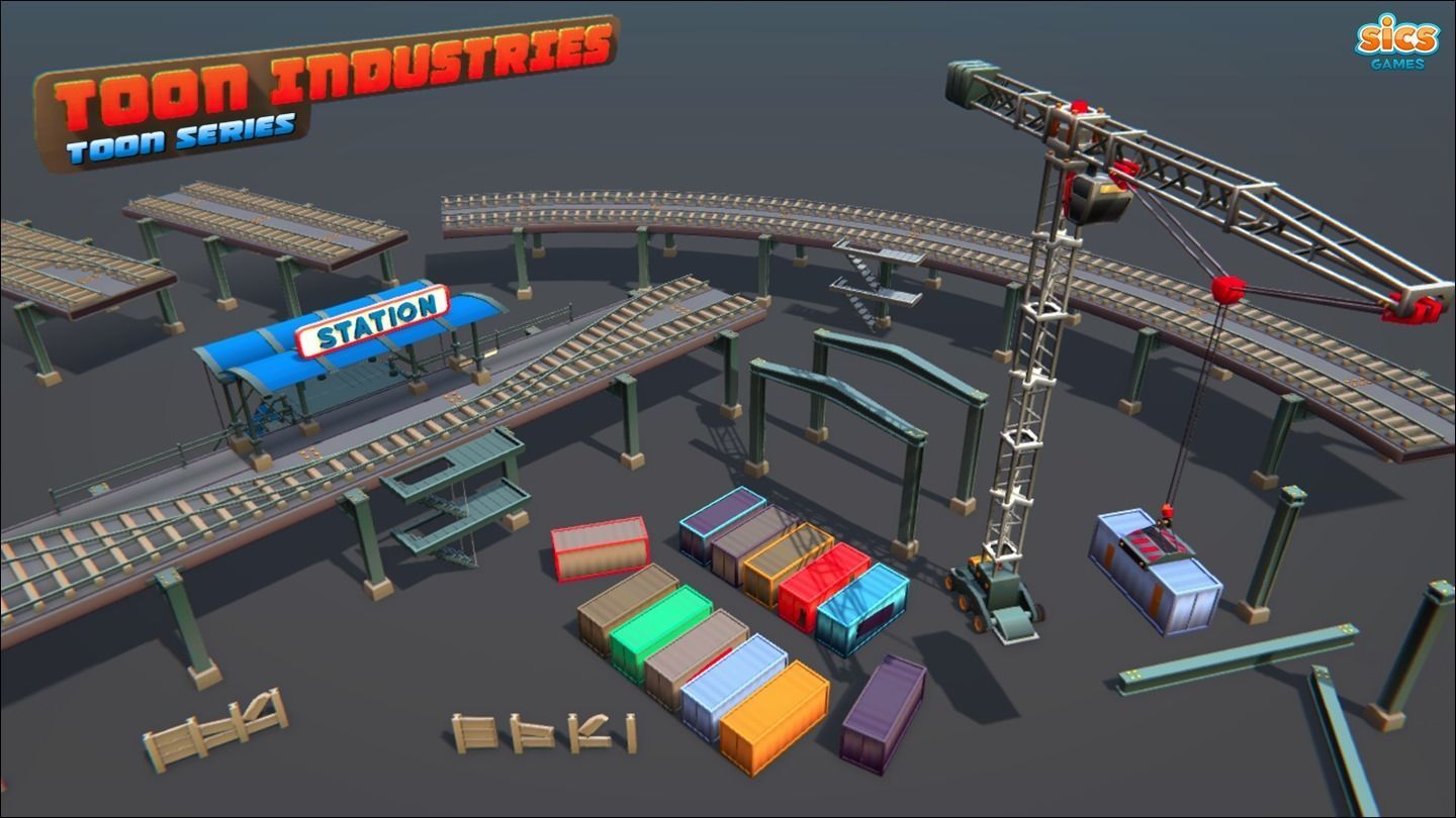 Toon Industries Low-poly 3D model_15