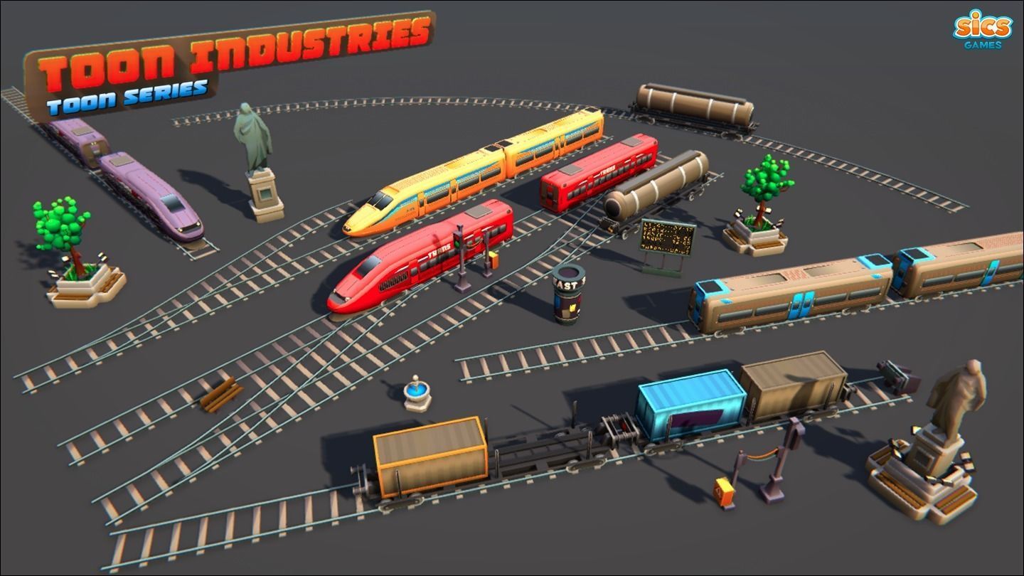 Toon Industries Low-poly 3D model_13